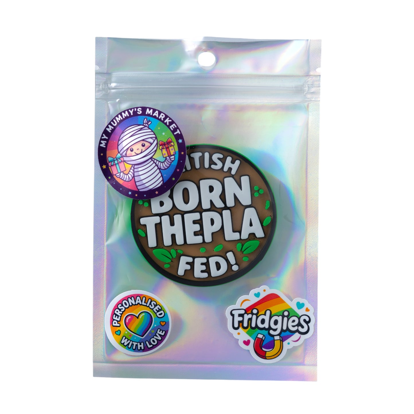 British Born Thepla Fed – Fridge Magnet