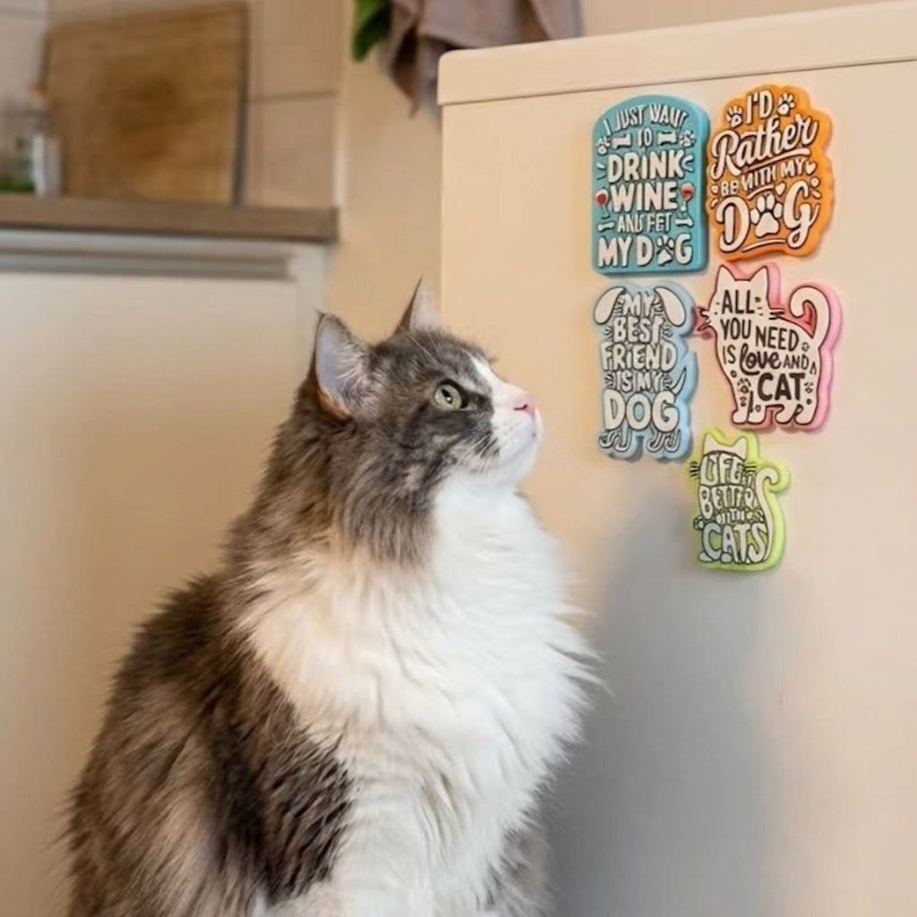 I’d Rather Be With My Dog - Fridge Magnet