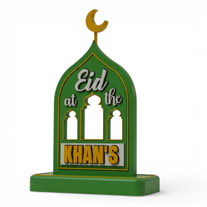 Personalised Eid Keepsake Sign