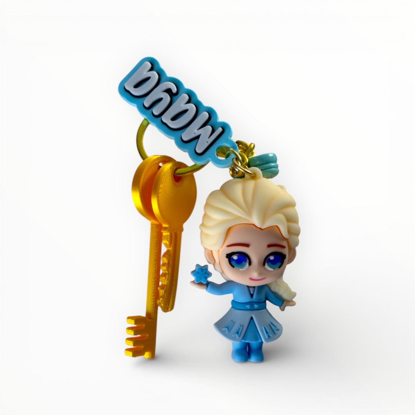 Kids Charmies – Elsa Personalised Keyring