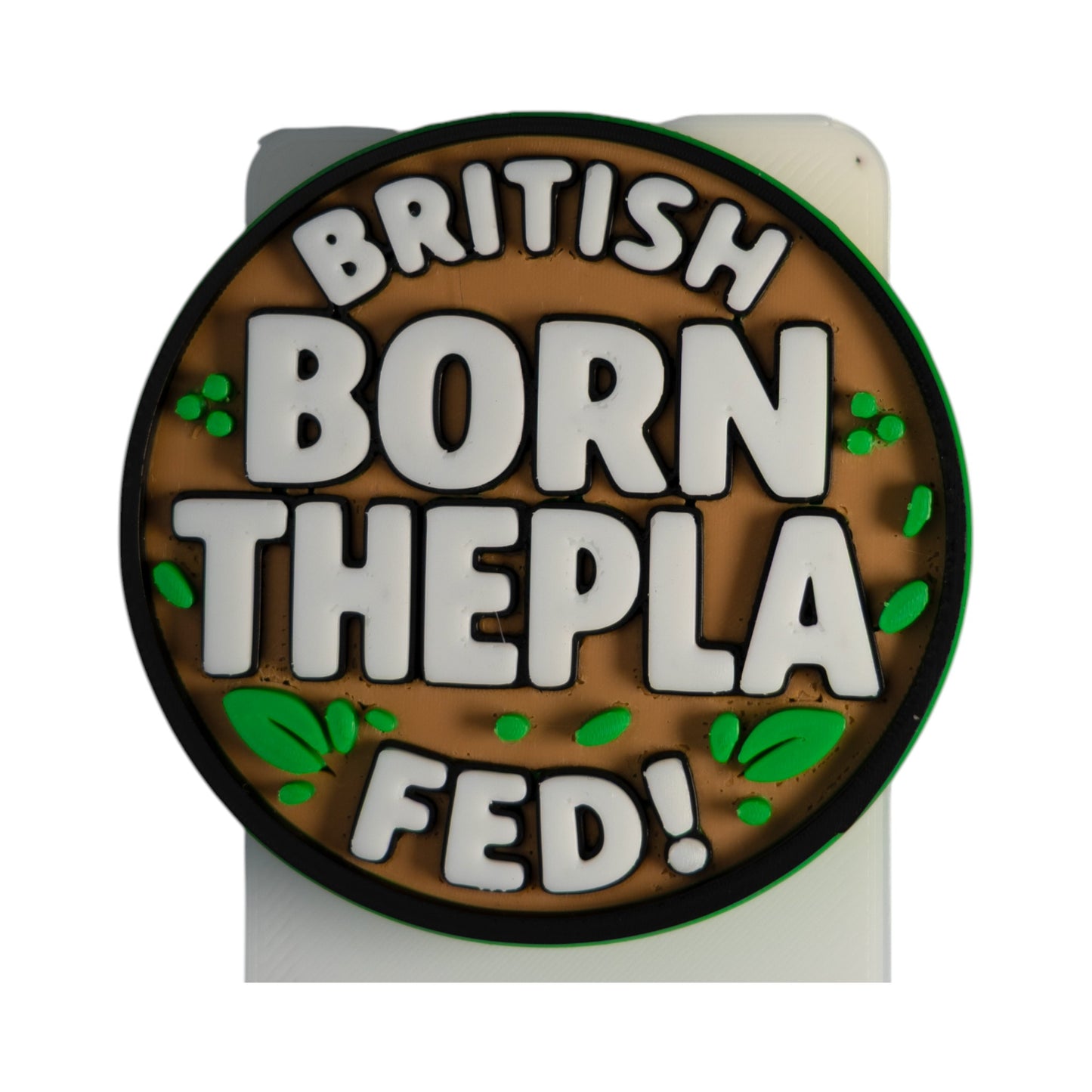 British Born Thepla Fed – Fridge Magnet