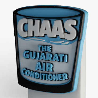 CHAAS The Gujarati Air-Conditioner – Fridge Magnet