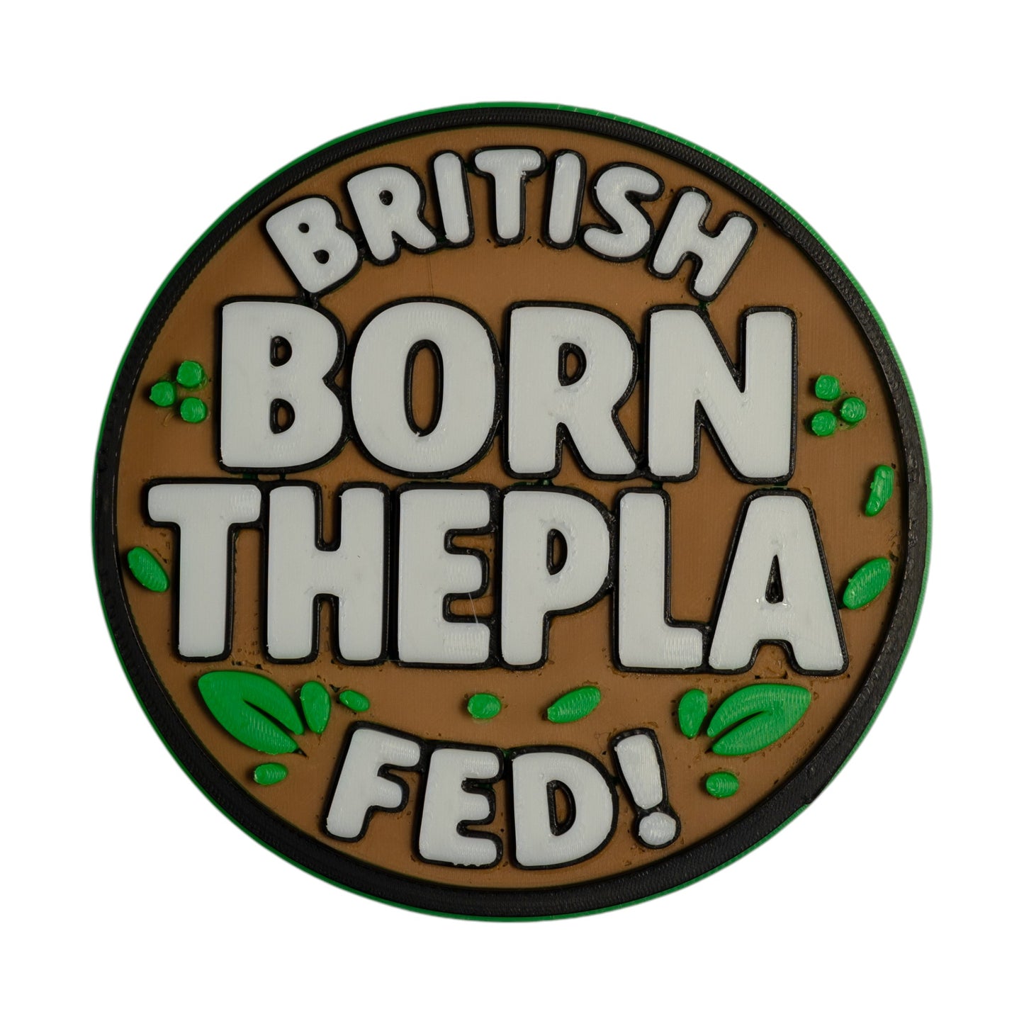 British Born Thepla Fed – Fridge Magnet