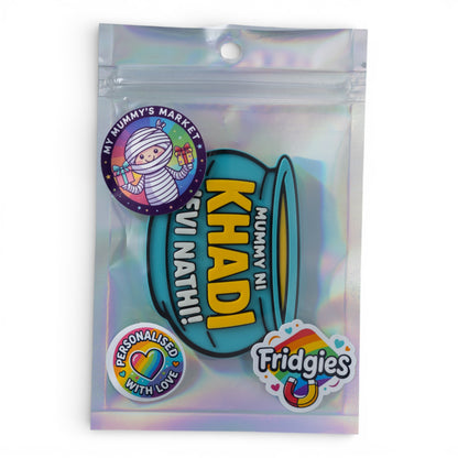 Mummy Ni Thali Jevi Nathi – Fridge Magnet