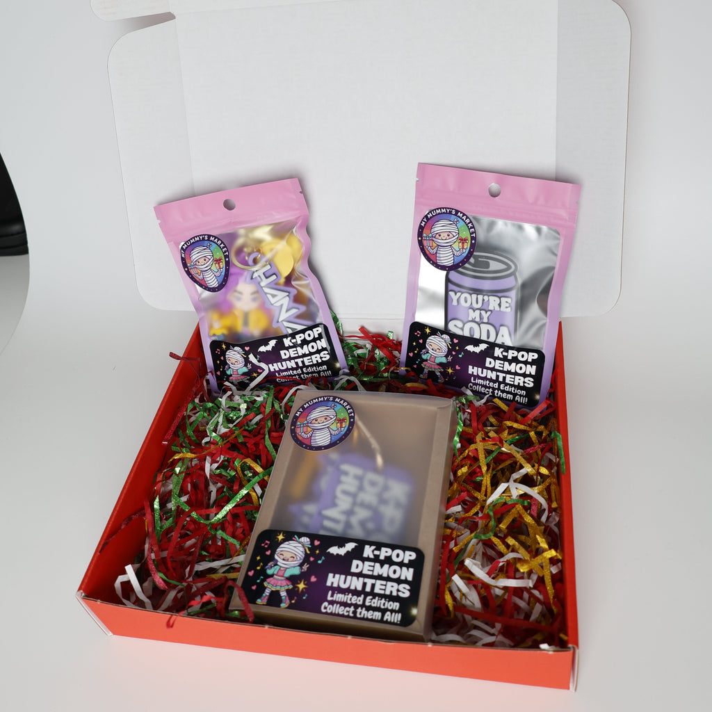 K-Pop Demon Hunter Personalised Gift Set – Stocking Filler Bundle
