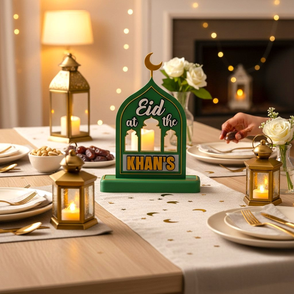 Personalised Eid Keepsake Sign