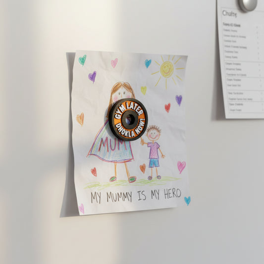 Gym Later, Dhokla Now – Fridge Magnet