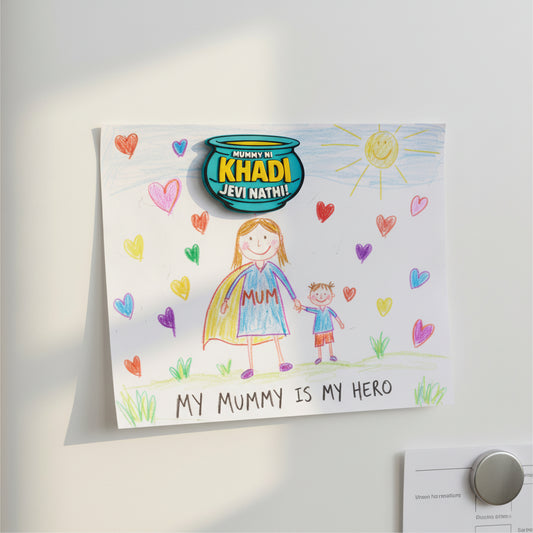 Mummy Ni Thali Jevi Nathi – Fridge Magnet