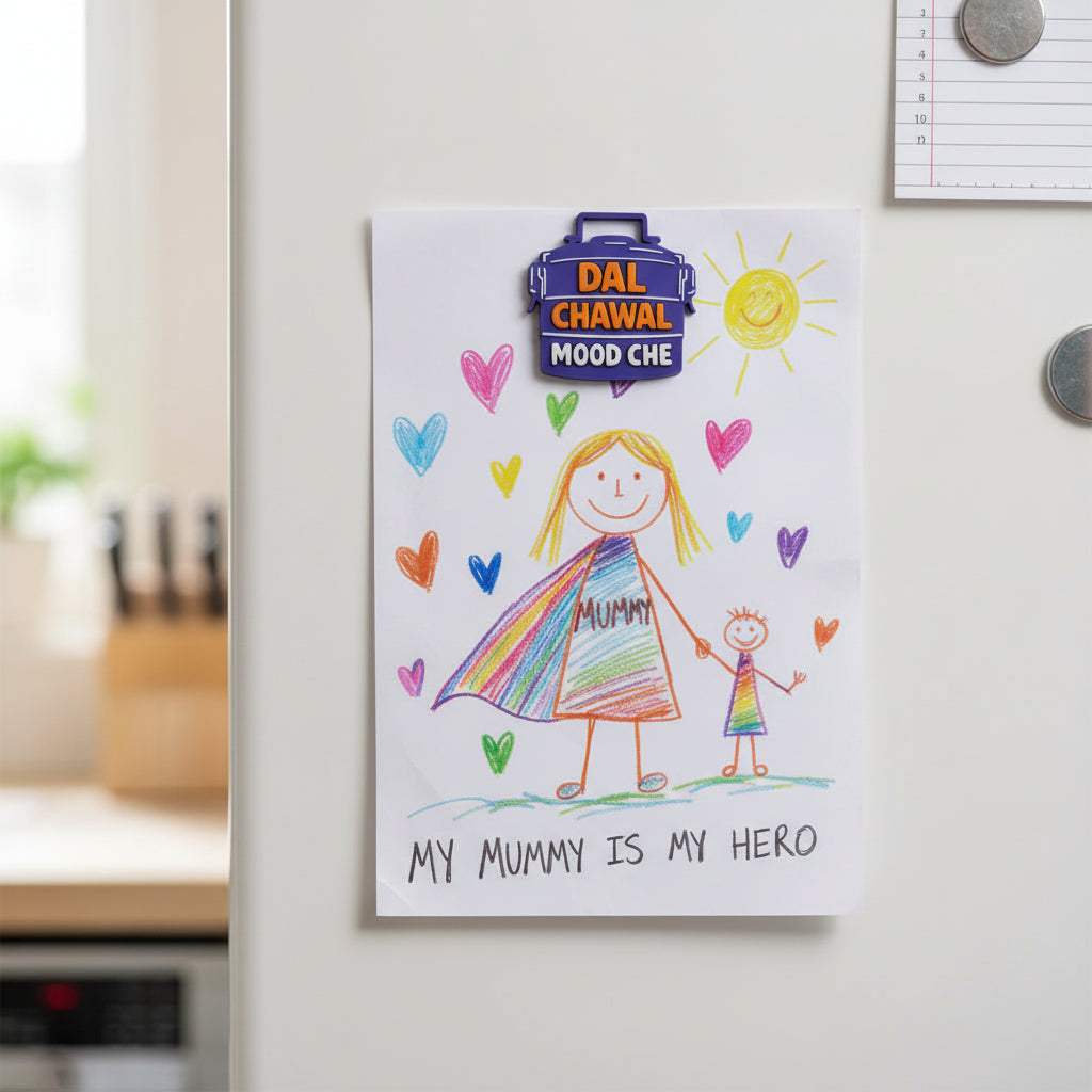 Dal Chawal Mood Che – Fridge Magnet