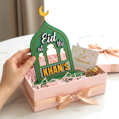 Personalised Eid Keepsake Sign