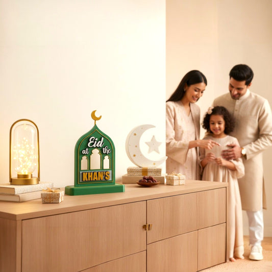 Personalised Eid Keepsake Sign